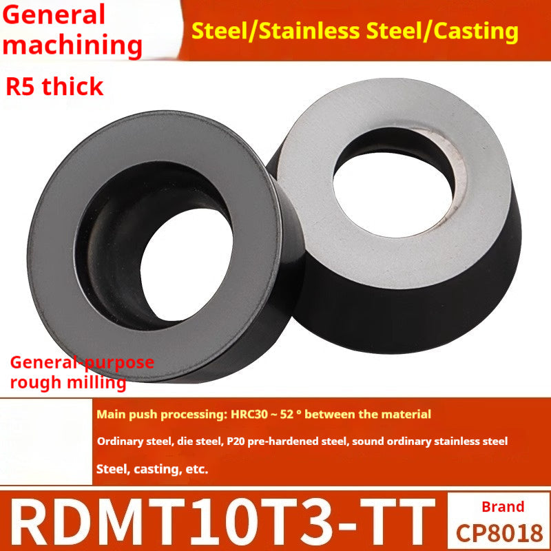 2036-CNC milling inserts, RPMW carbide R5 machining center, R4 milling machine, R6 milling inserts, RPMT round cutter cutters Shandong Denso Pricision Tools Co.,Ltd.